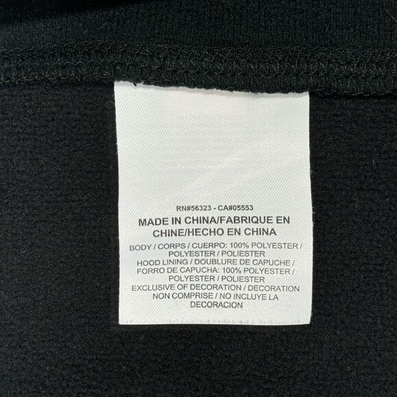 Nike Lebron James Shirt Boys Large Black Red Basketball Hoodie Sweatshirt Street - Picture 8 of 10